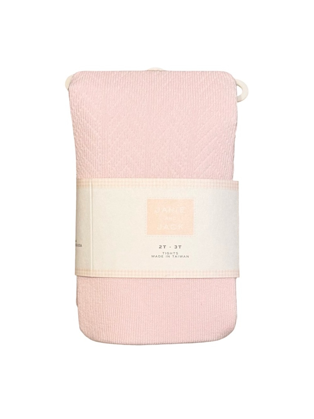 NWT Janie and Jack English Countryside Pink Tights - 2T-3T